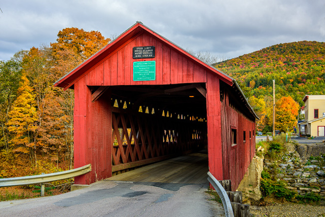 Station Covered Bridge: Northfield Falls, VT